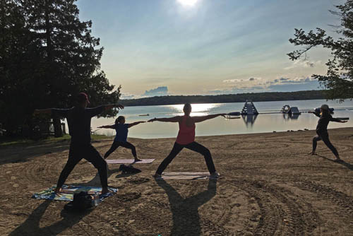 Yoga Miller lake